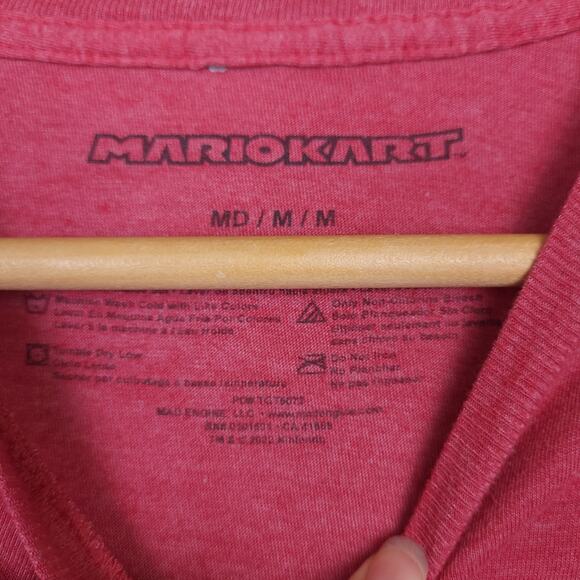 Super Mario Kart Men's Since 92' Graphic Short Sleeve T-Shirt Size Medium Red - Picture 4 of 13